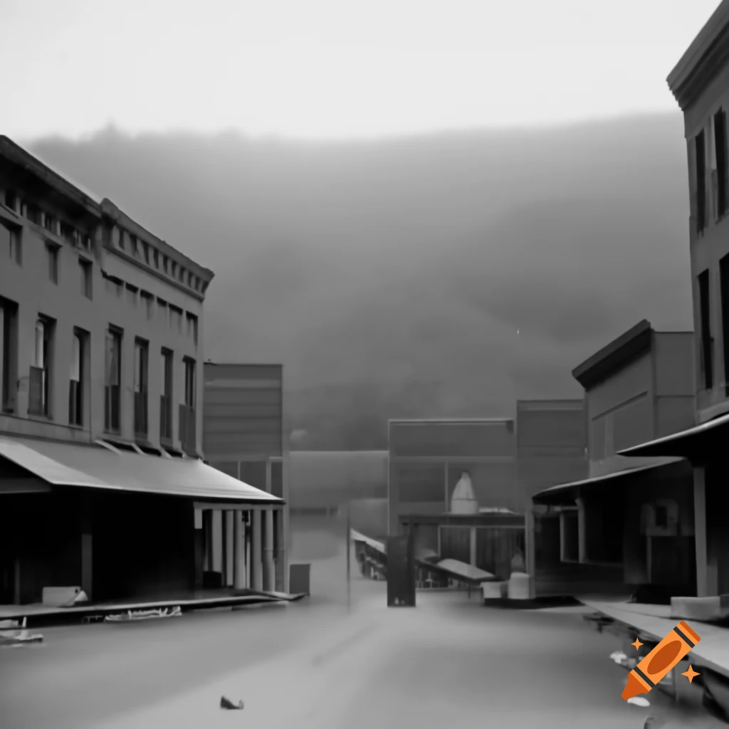 1880s ghost town in Kentucky featuring old mining structures and Lillian's Lament saloon