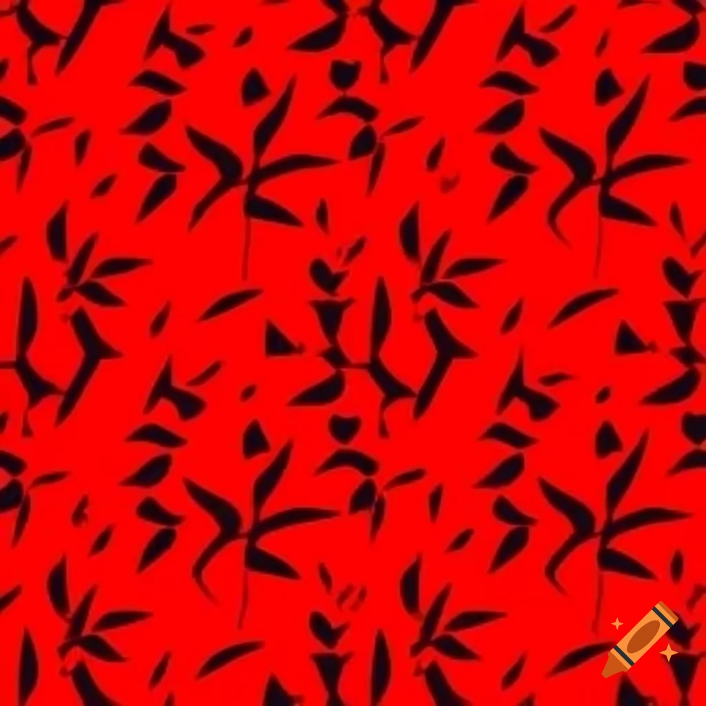 Abstract seamless design in red color symbolizing strength and power