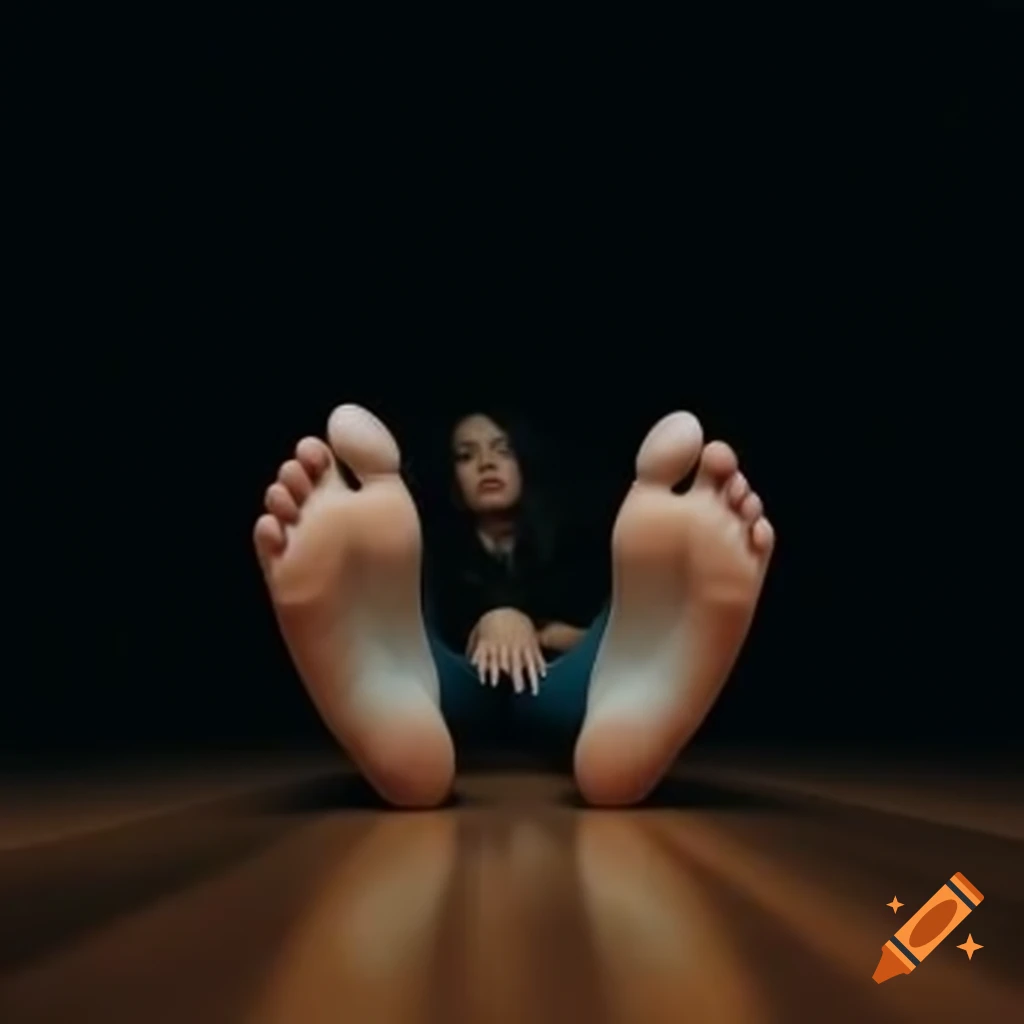 Woman sitting on floor with feet facing forward