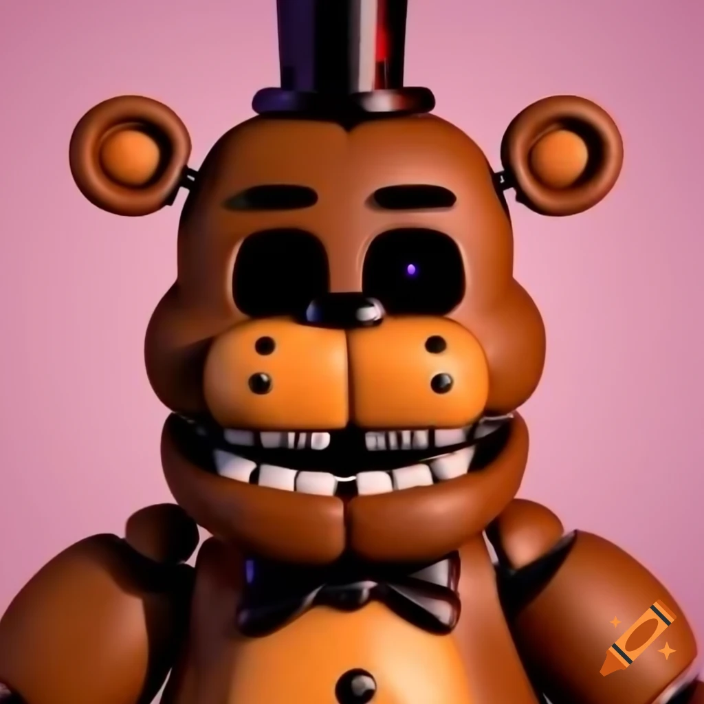 Freddy fazbear from five nights at freddy s video game on craiyon