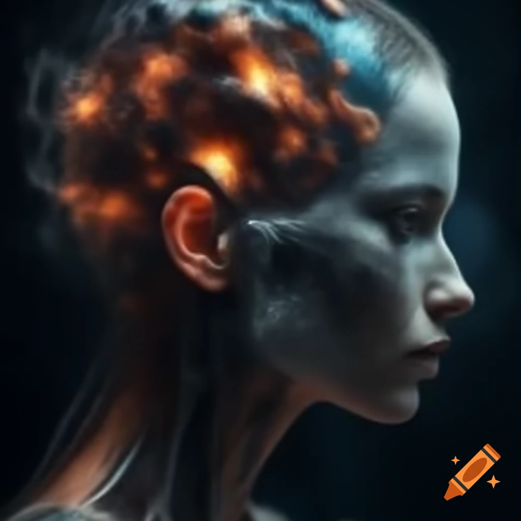 Cinematic representation of a mind reset in a positive and glorious manner