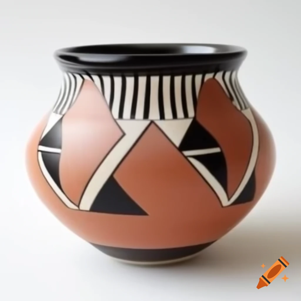 Acoma pottery showcasing traditional designs and craftsmanship