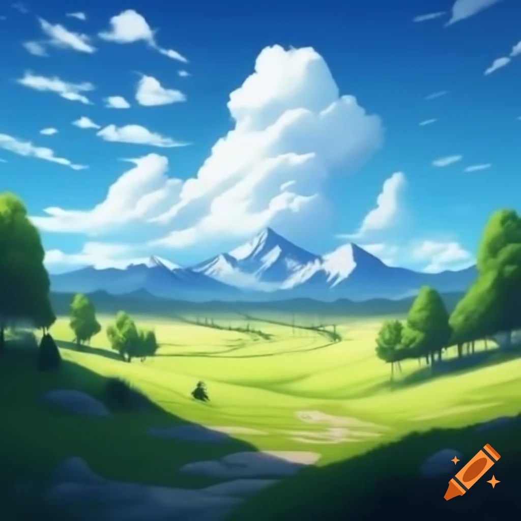 Vast and diverse landscape featuring natural elements