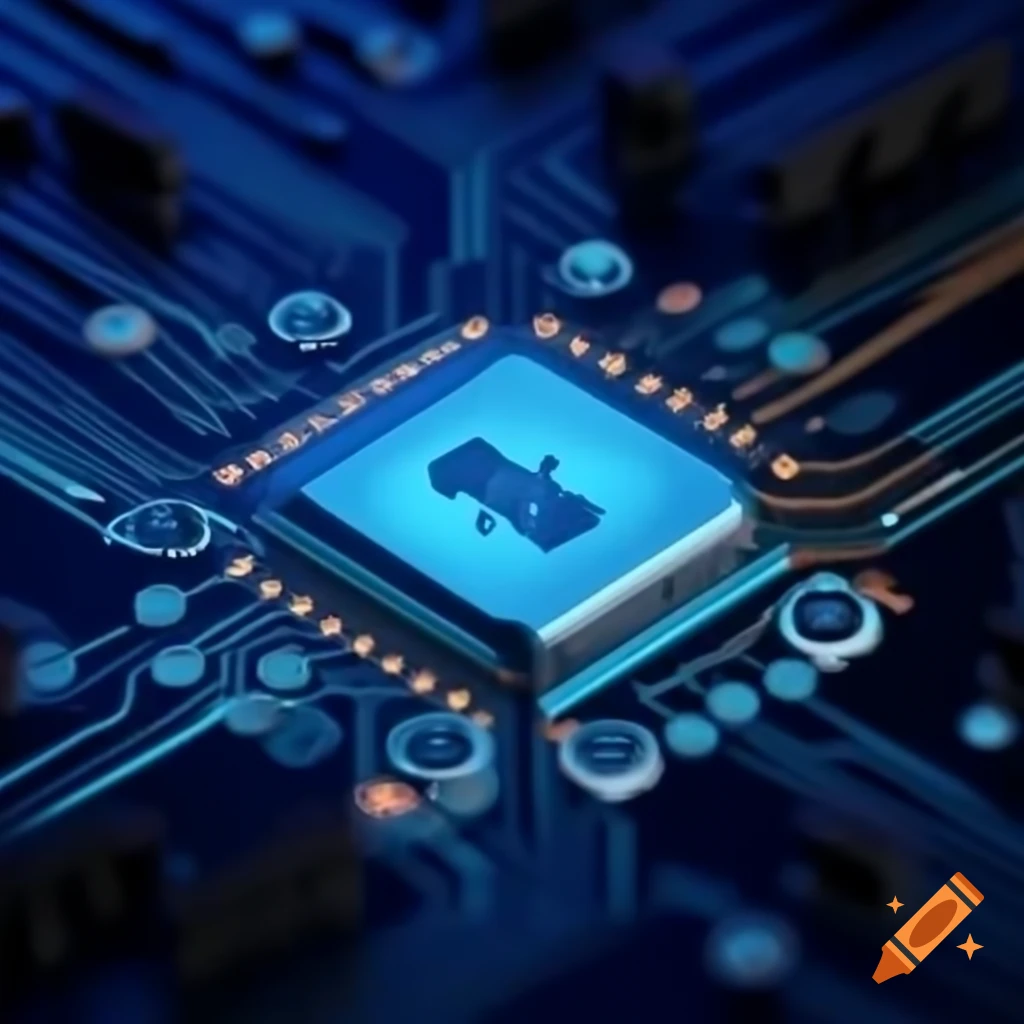 Images of integrated circuits and smart devices in operation