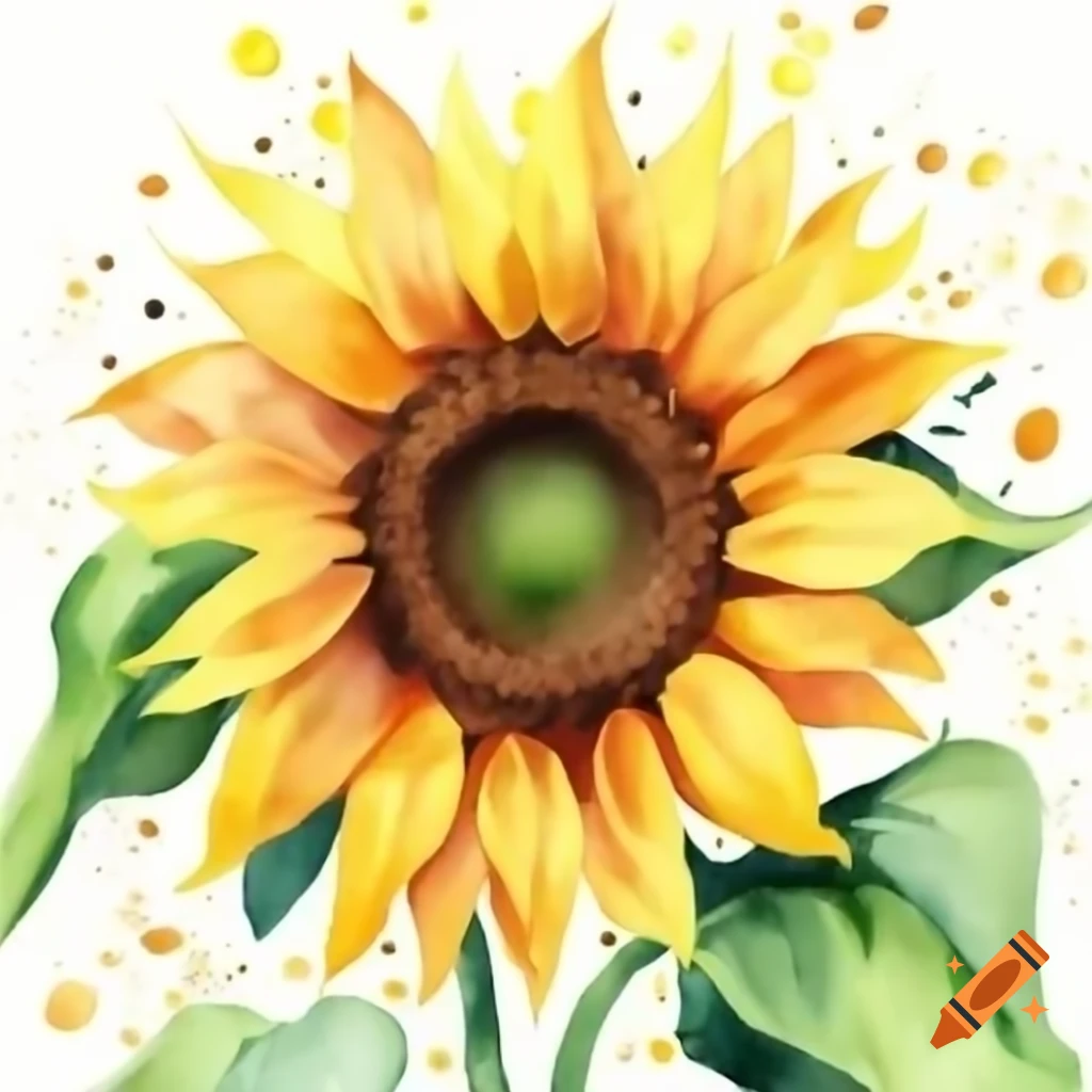 Vibrant sunflower in bloom