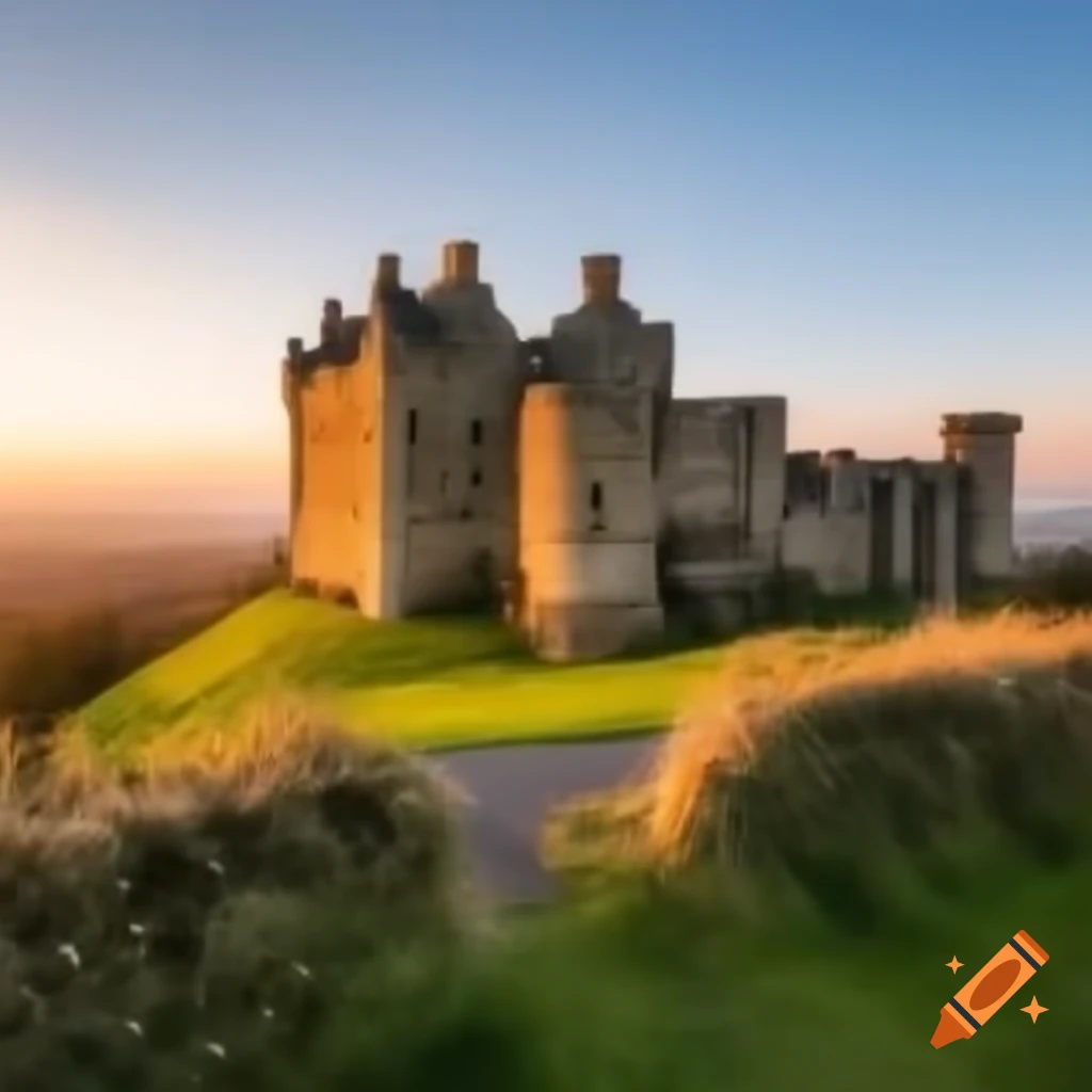 St Fagans Castle at sunrise