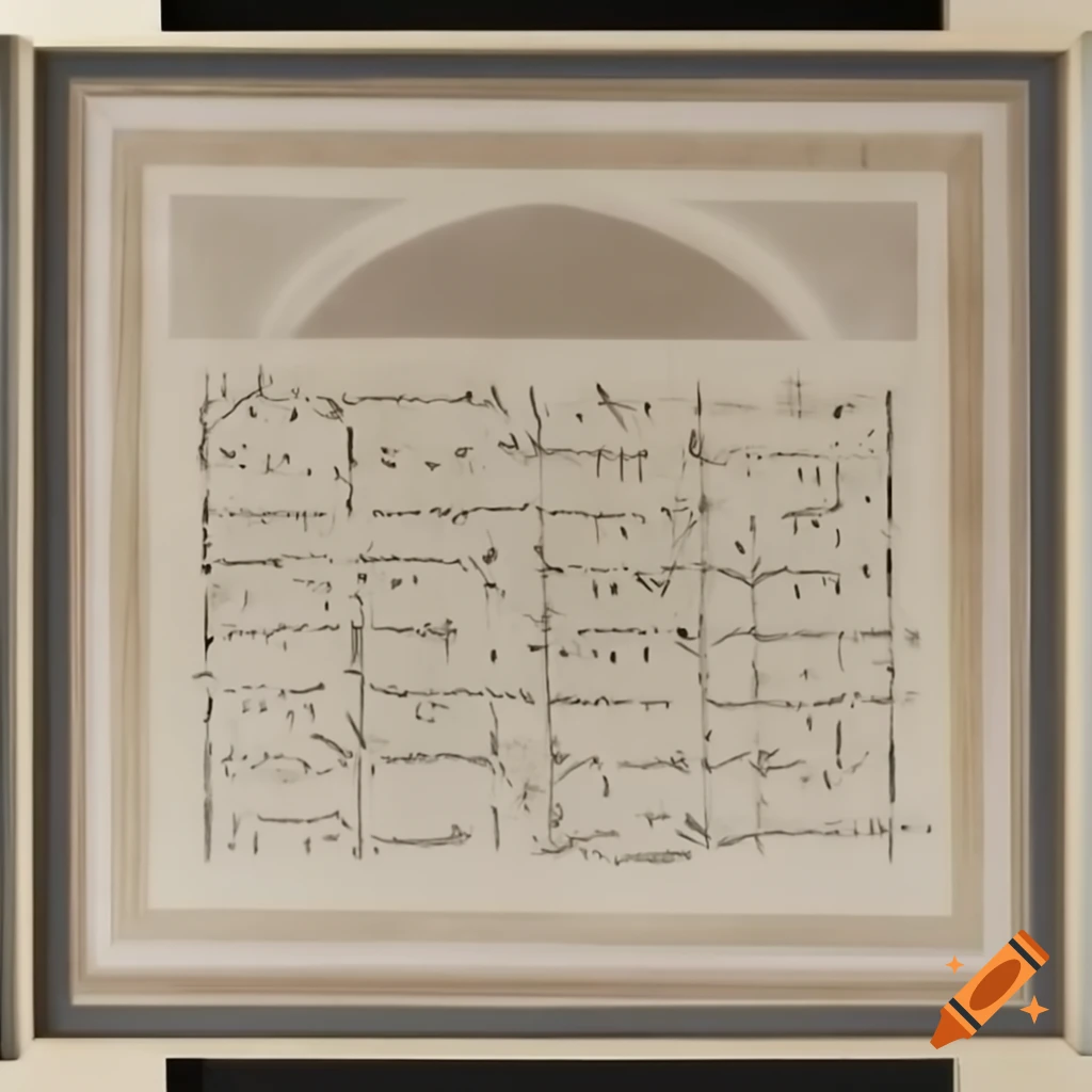 Stone lithograph of action scene from 'The Arabian Nights' with Islamic calligraphy