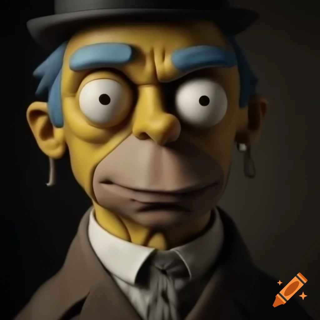 Real-life version of Simpsons character inspired by Banksy and Hundertwasser