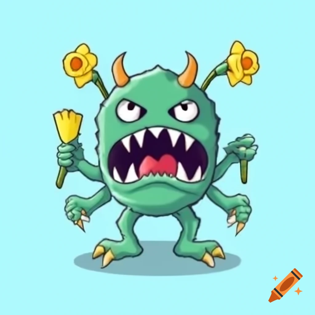 Narcis monster illustration