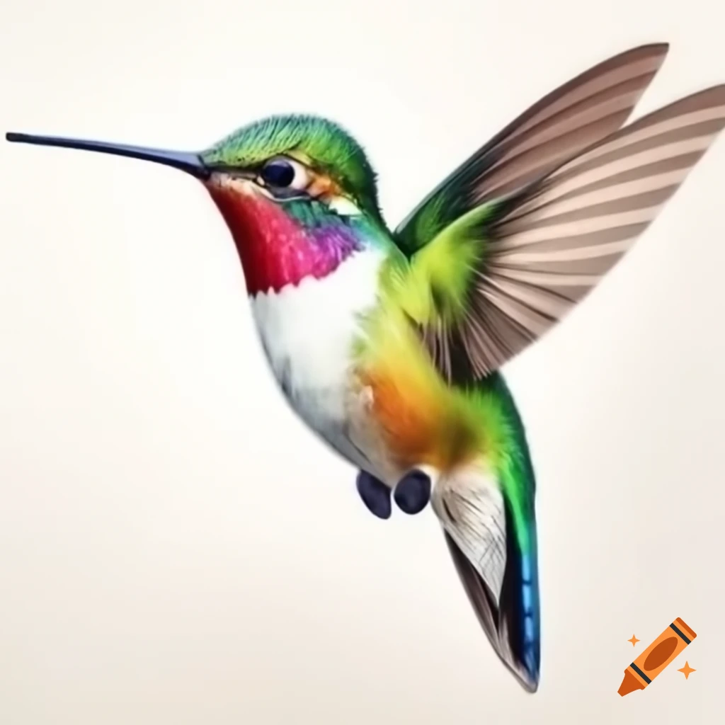 Beautiful hummingbird illustration