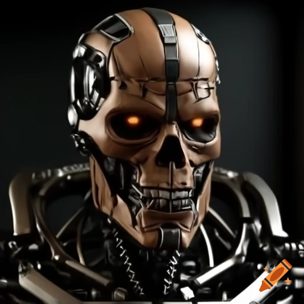 Realistic endoskeleton of the new Terminator character