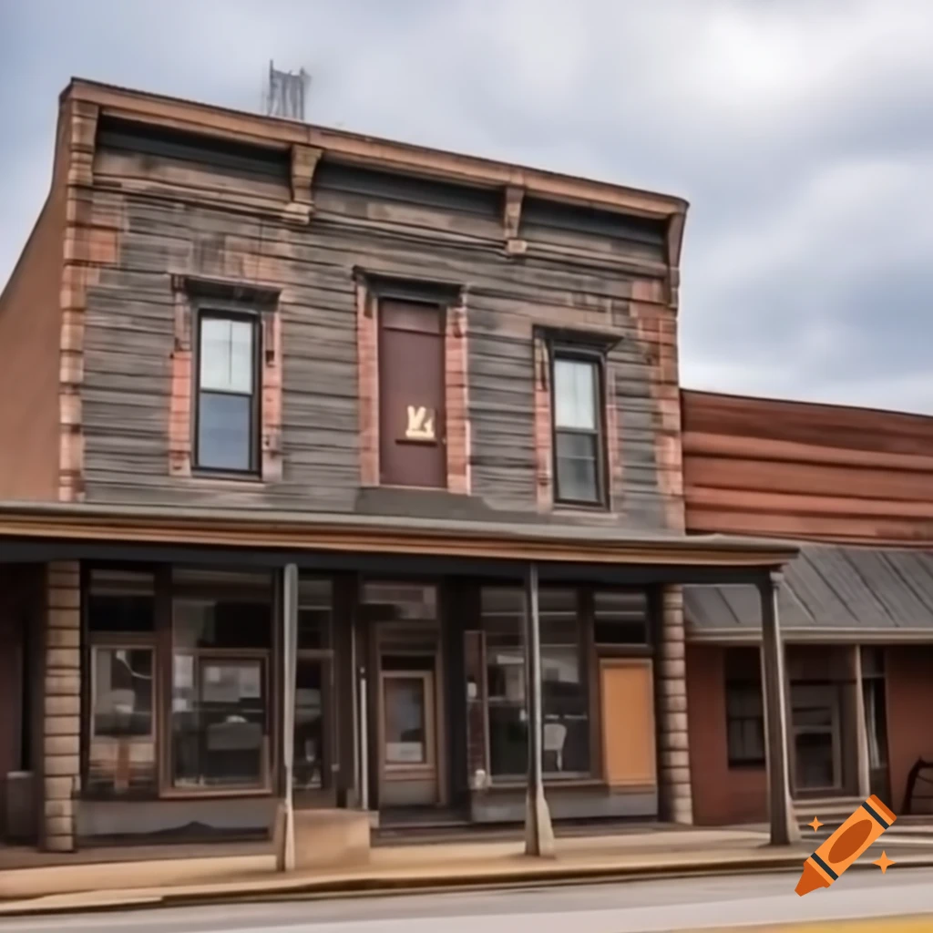 1880s ghost town in Kentucky featuring old mining structures and Lillian's Lament saloon