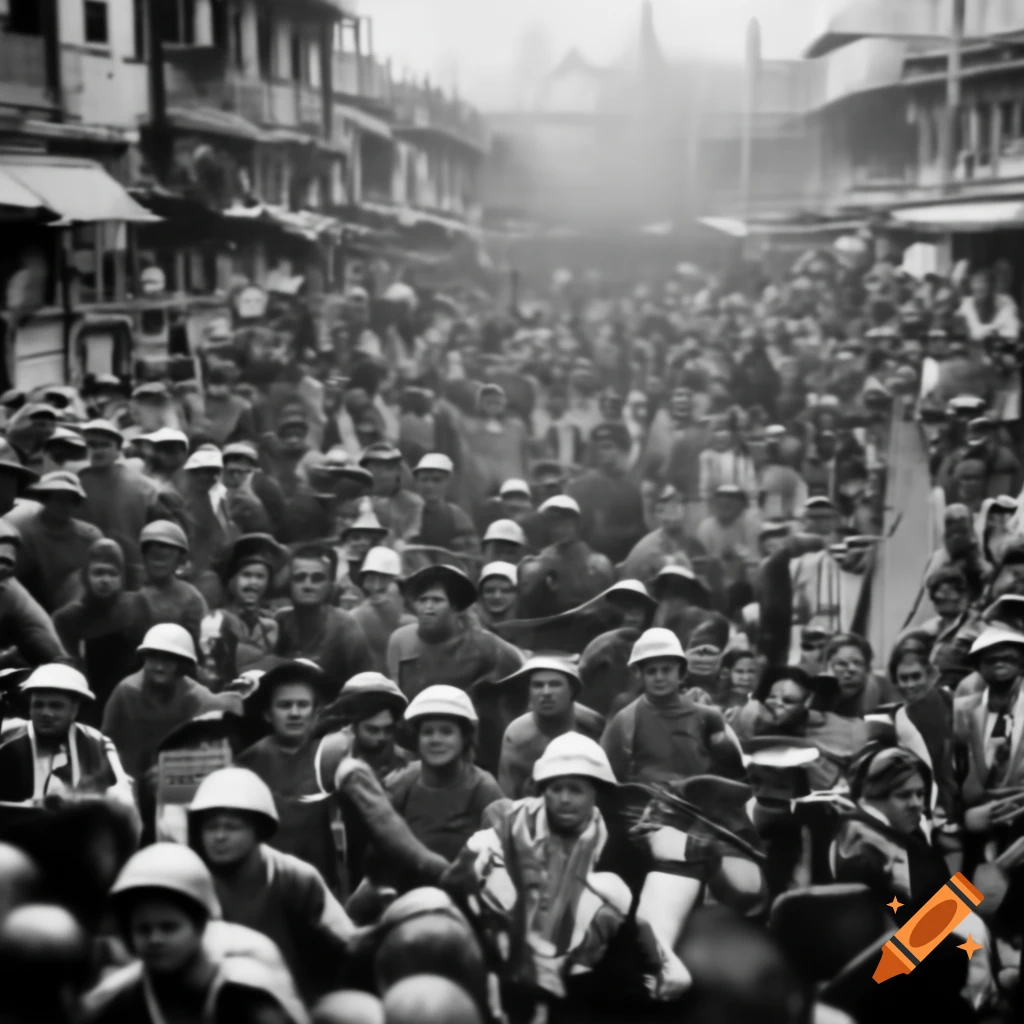 Historical depiction of the Philippine revolution