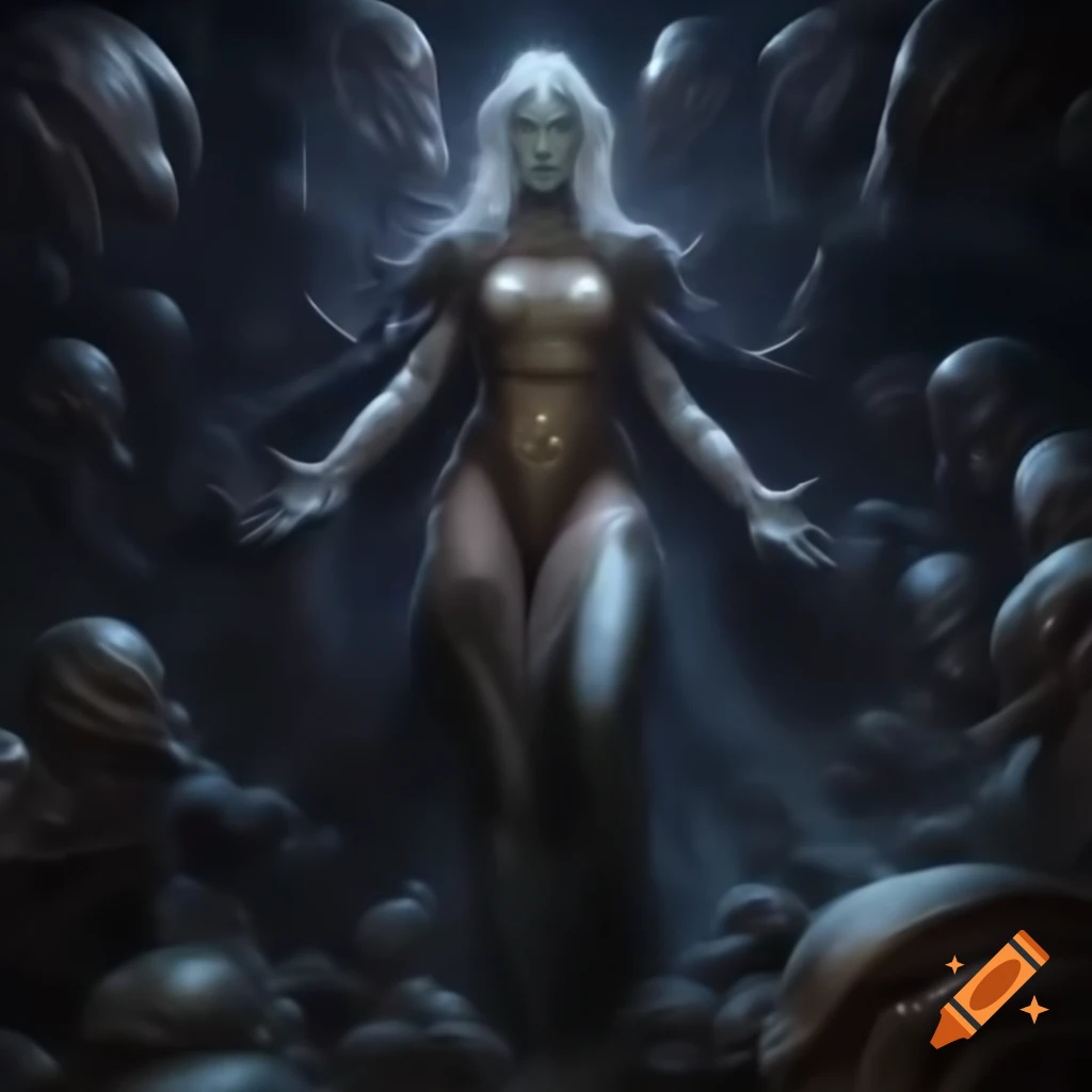Desolate aftermath of the Great Dream War with Zarkothian aliens and UFOs