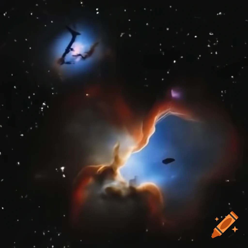 A scene from the Cosmic Dream War featuring alien entities and a fierce battle