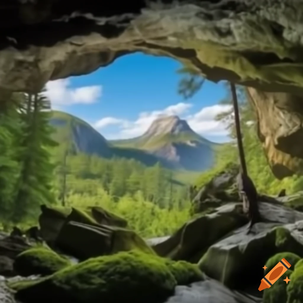 Mountain grotto