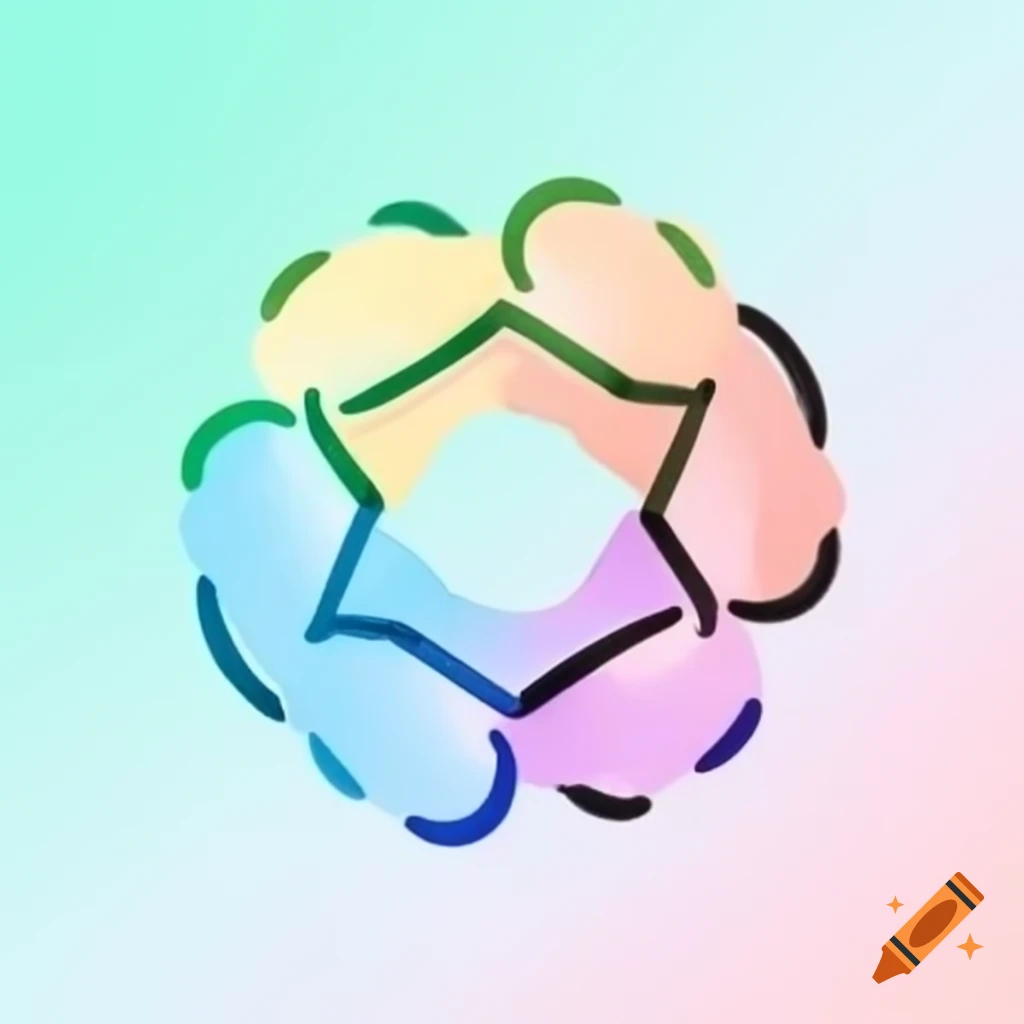 Symbol representing pastel colors