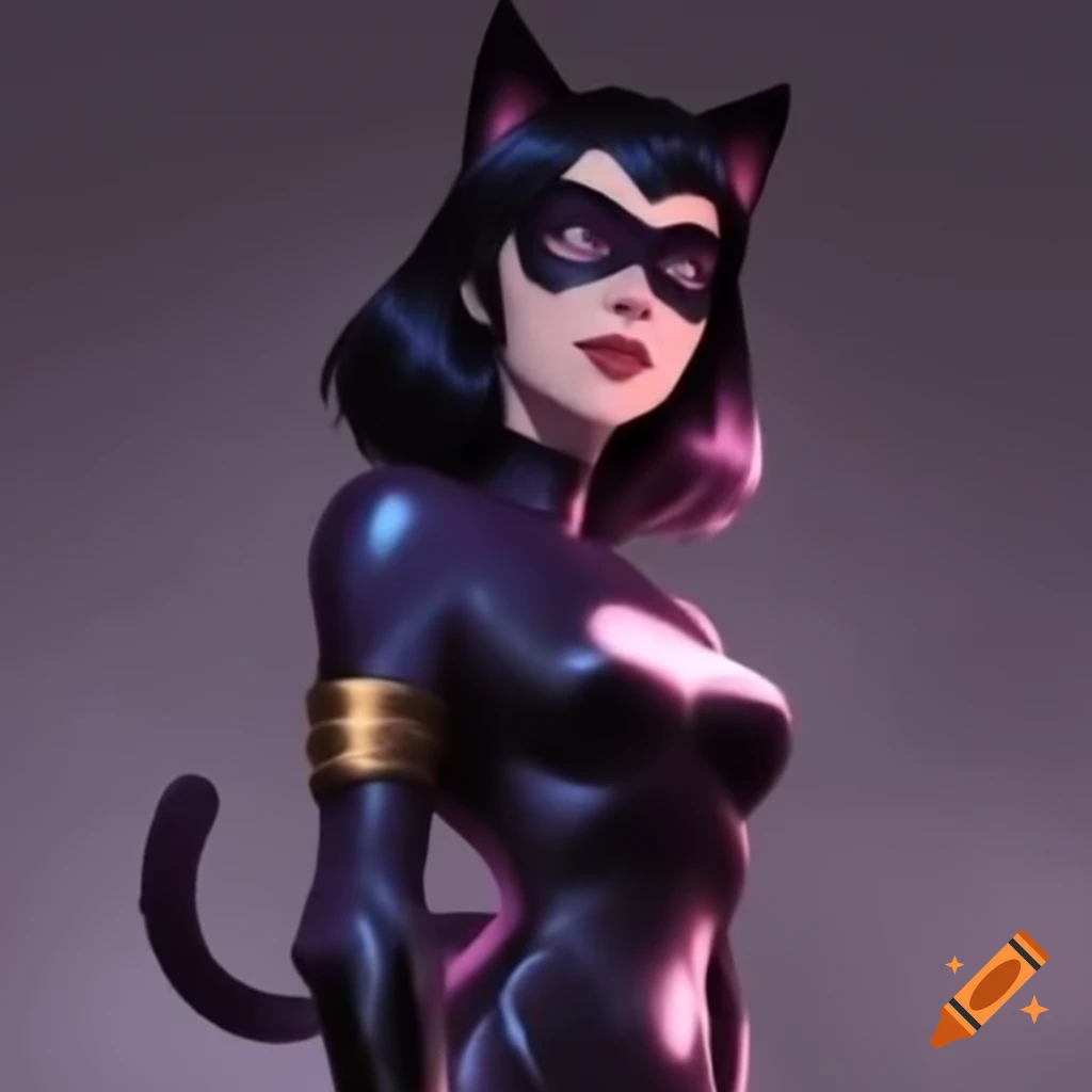 G.I. Joe Baroness character with cat ears and tail