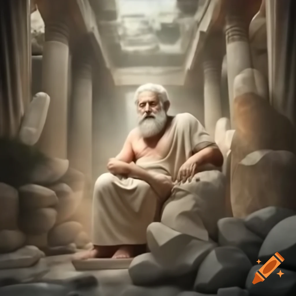 Plato depicted wrestling in ancient Greece