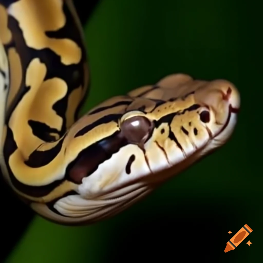 Detail of ball python scales
