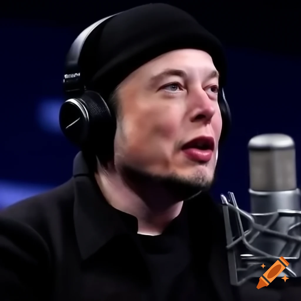 Social media influencer in black knit hat live streaming podcast on
