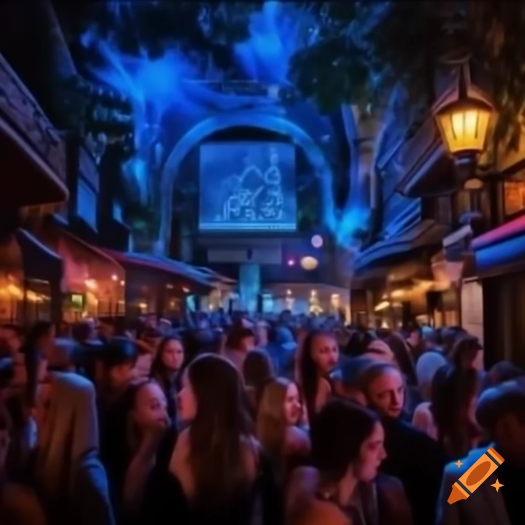 Artwork for Barcelona nightlife entertainment featuring blue and garnet colors