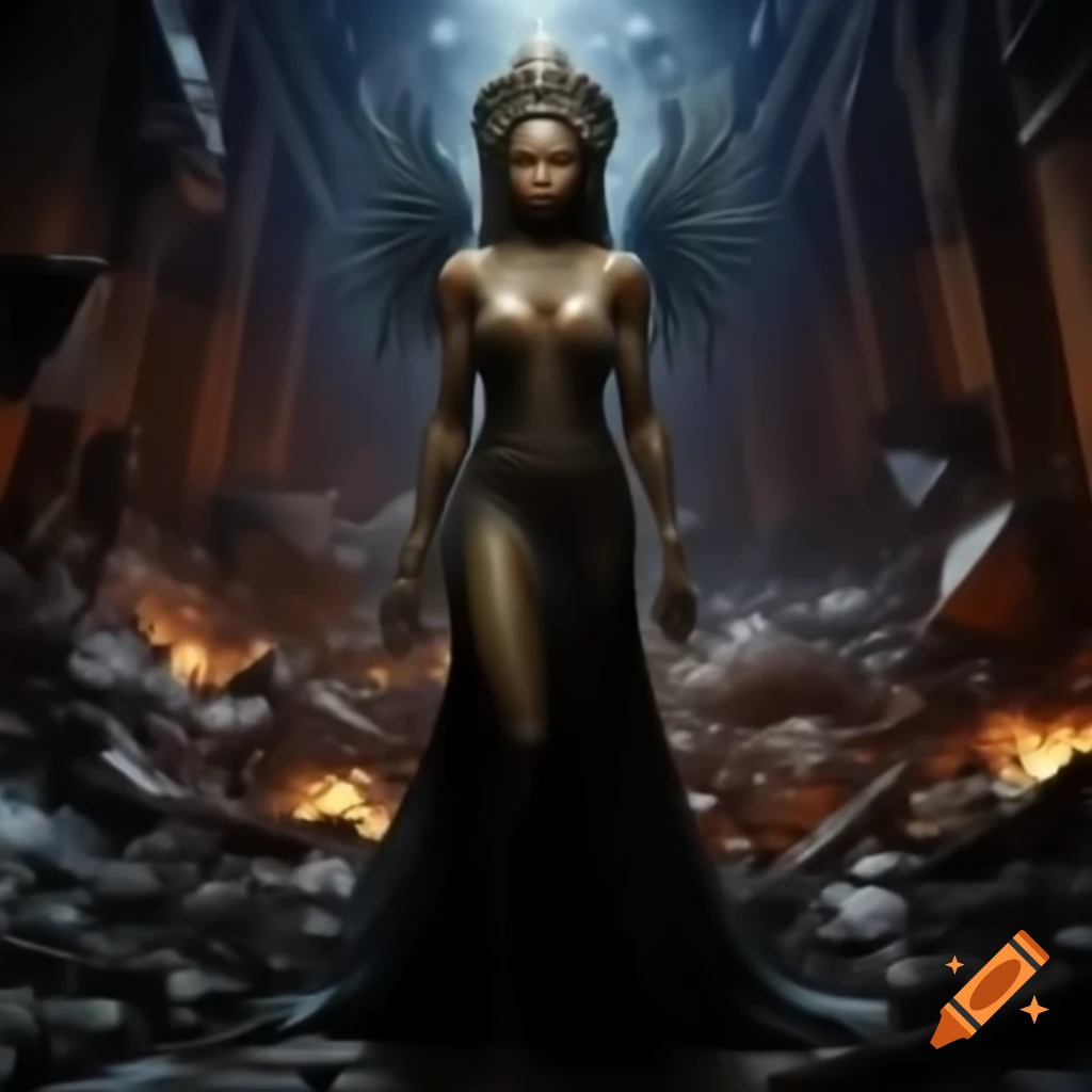 Desolate aftermath of the Great Dream War with Zarkothian aliens and UFOs