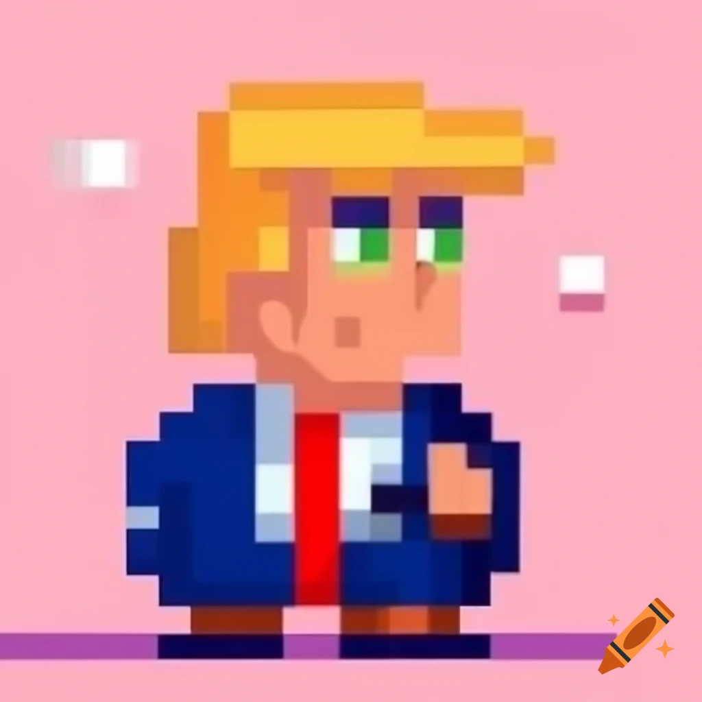 Pixel art fantasy character portraits on craiyon