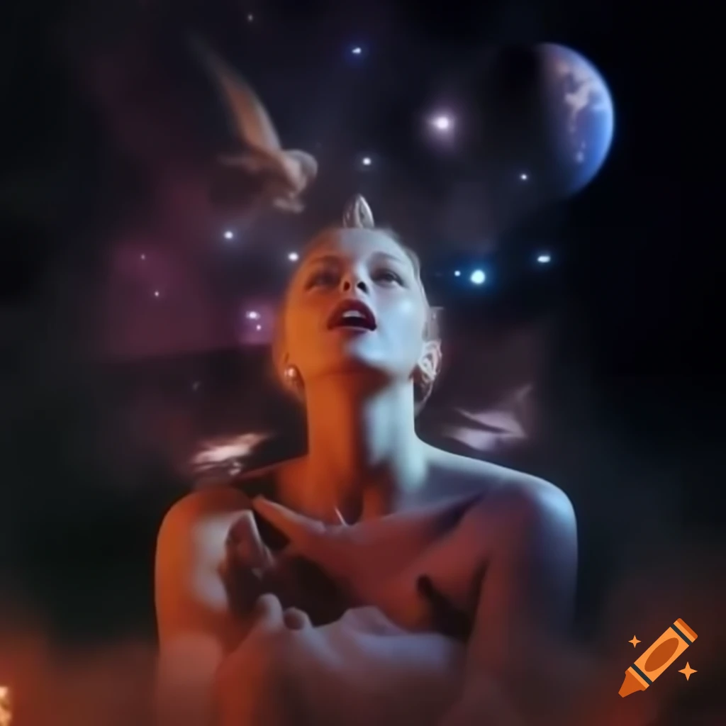 Surreal cosmic dream war aftermath with resurrecting heroes and mystery