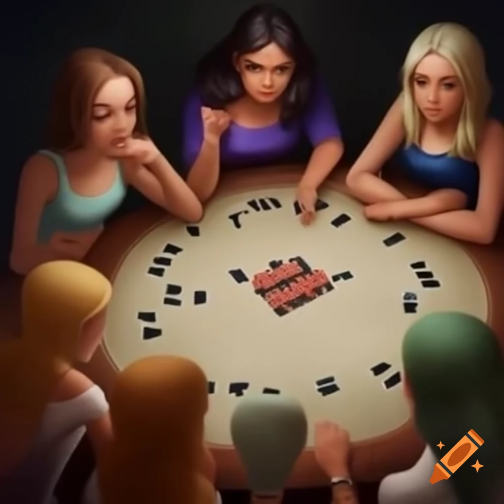 Women playing dominoes