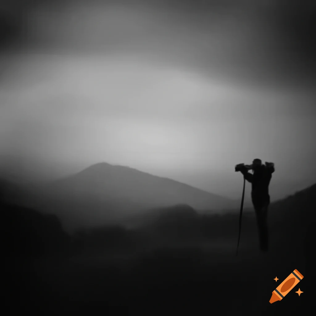 Photographer capturing a landscape