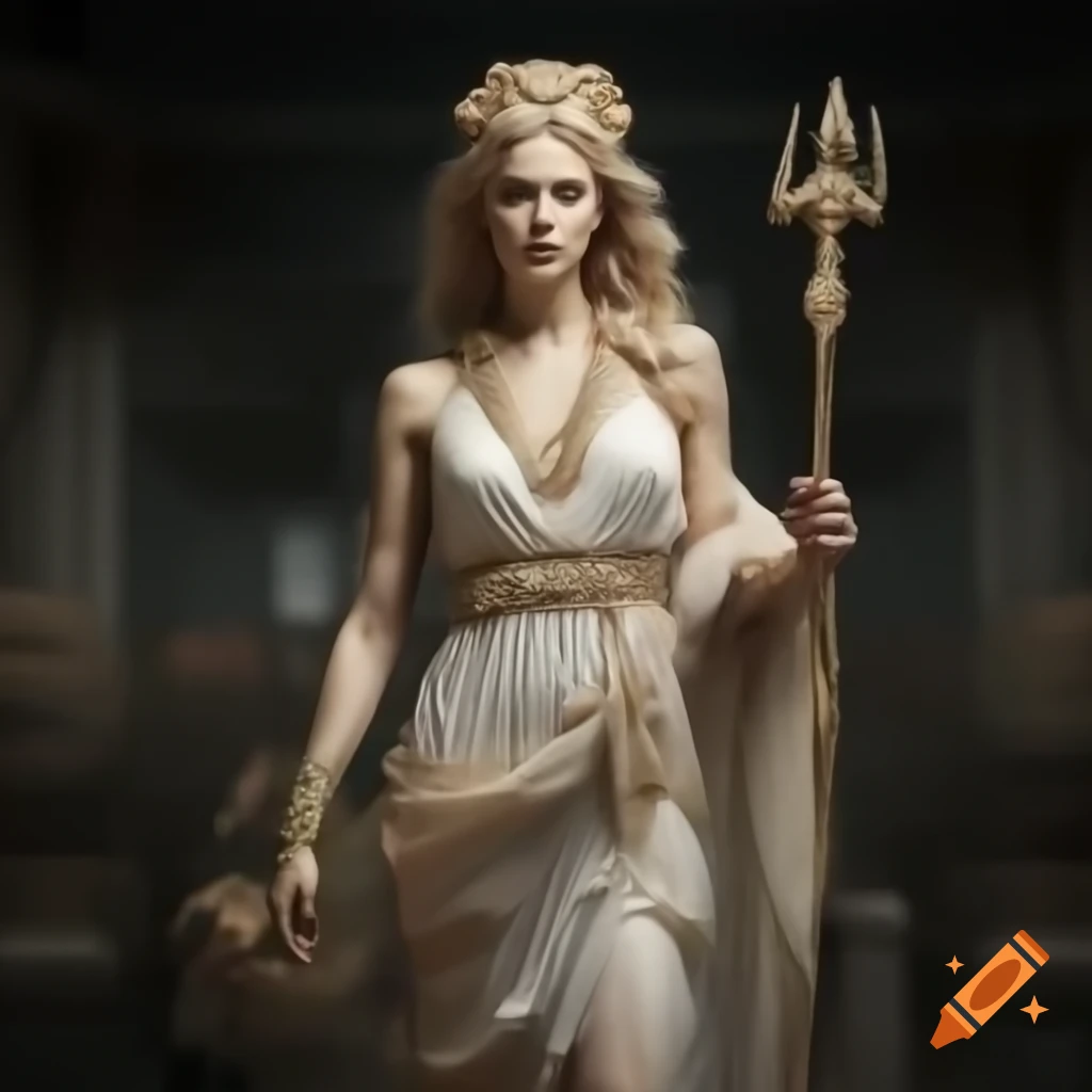 Greek goddess figure representation