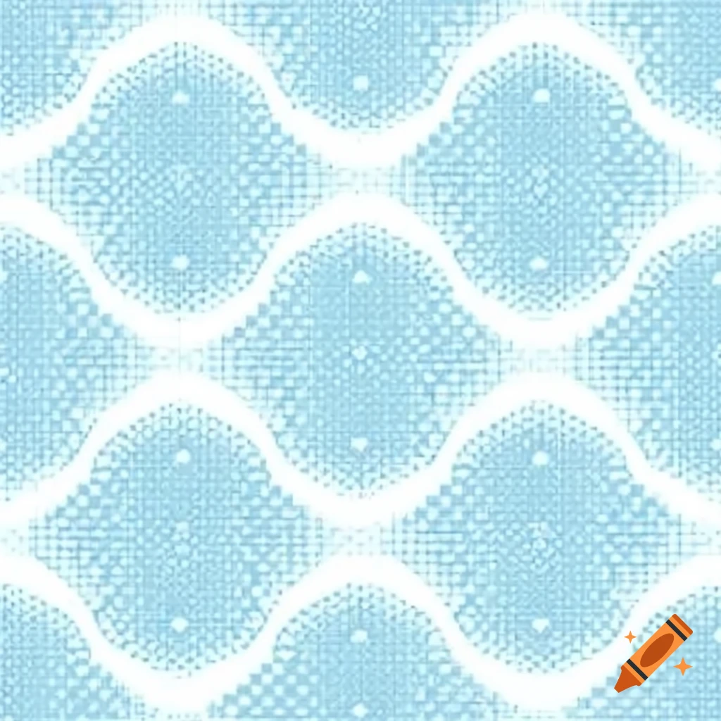 Seamless stylized water pattern design