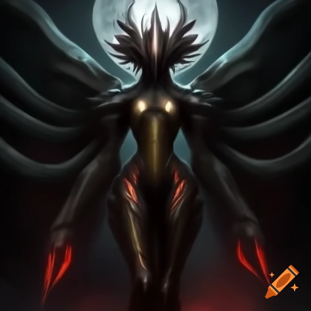 Art inspired by horror video games with female monster and surreal elements