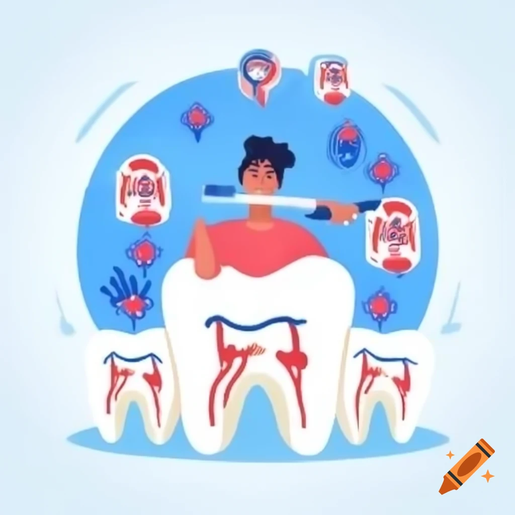 Person brushing teeth in circular motion demonstrating dental hygiene