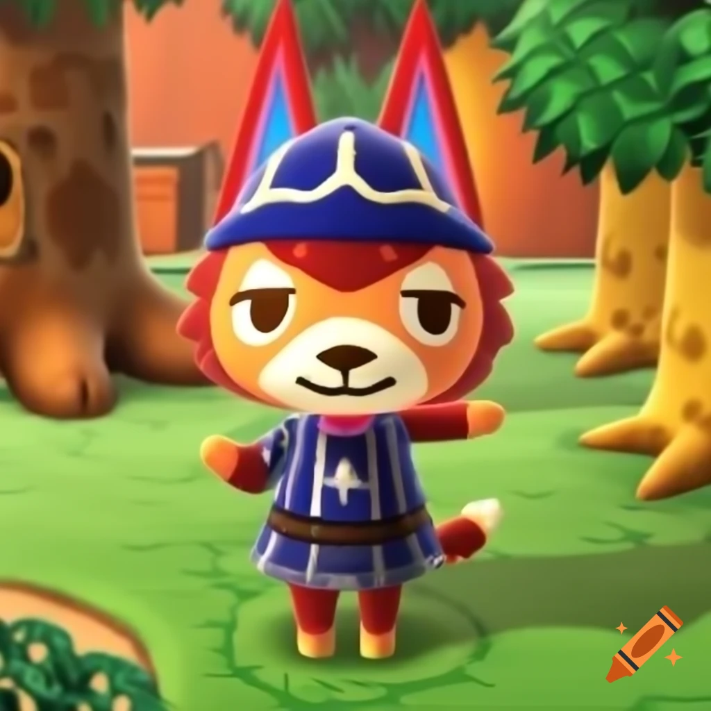 Tails the fox on outdoor adventure wearing stylish beige outfit on Craiyon