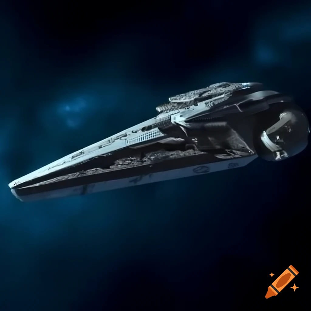 Sci-fi space super carrier