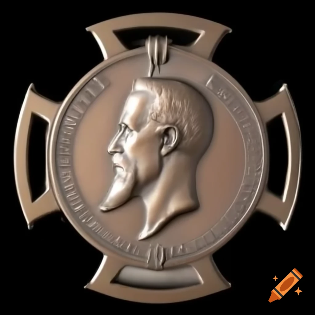 George Cross medal design in a circular shape