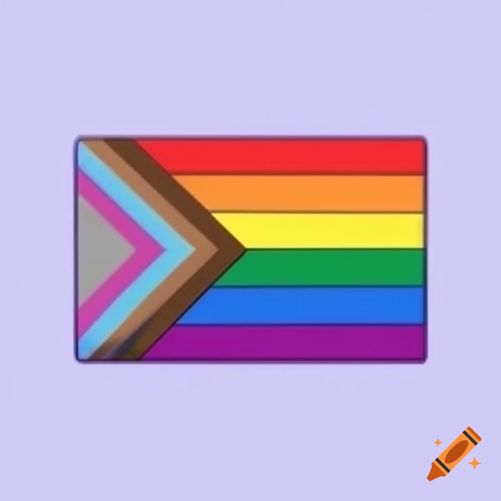 Vector graphic of the LGBTQ flag