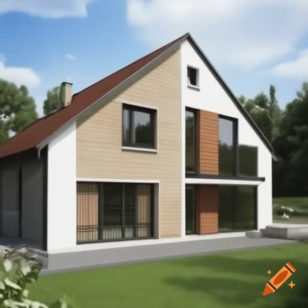 Visualization of a single-family house