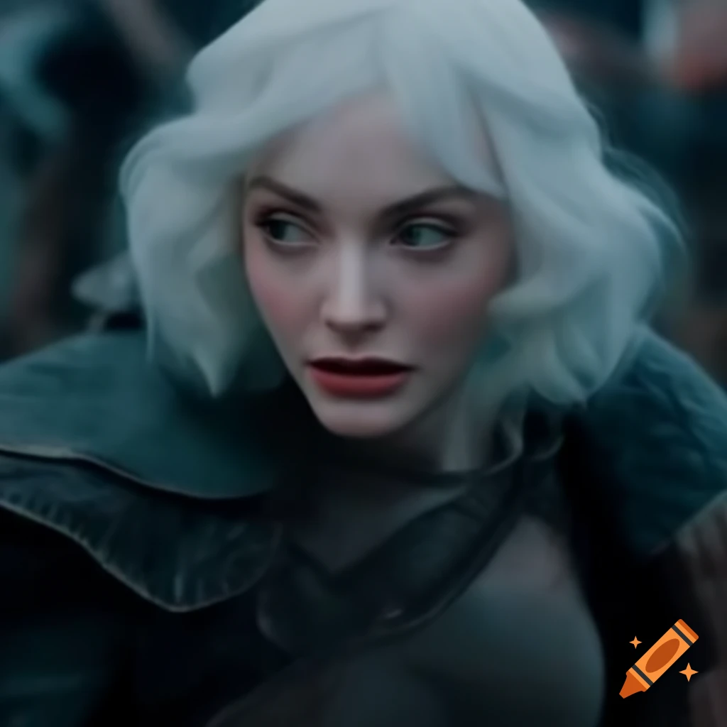 Christina hendricks dressed as a jedi on craiyon
