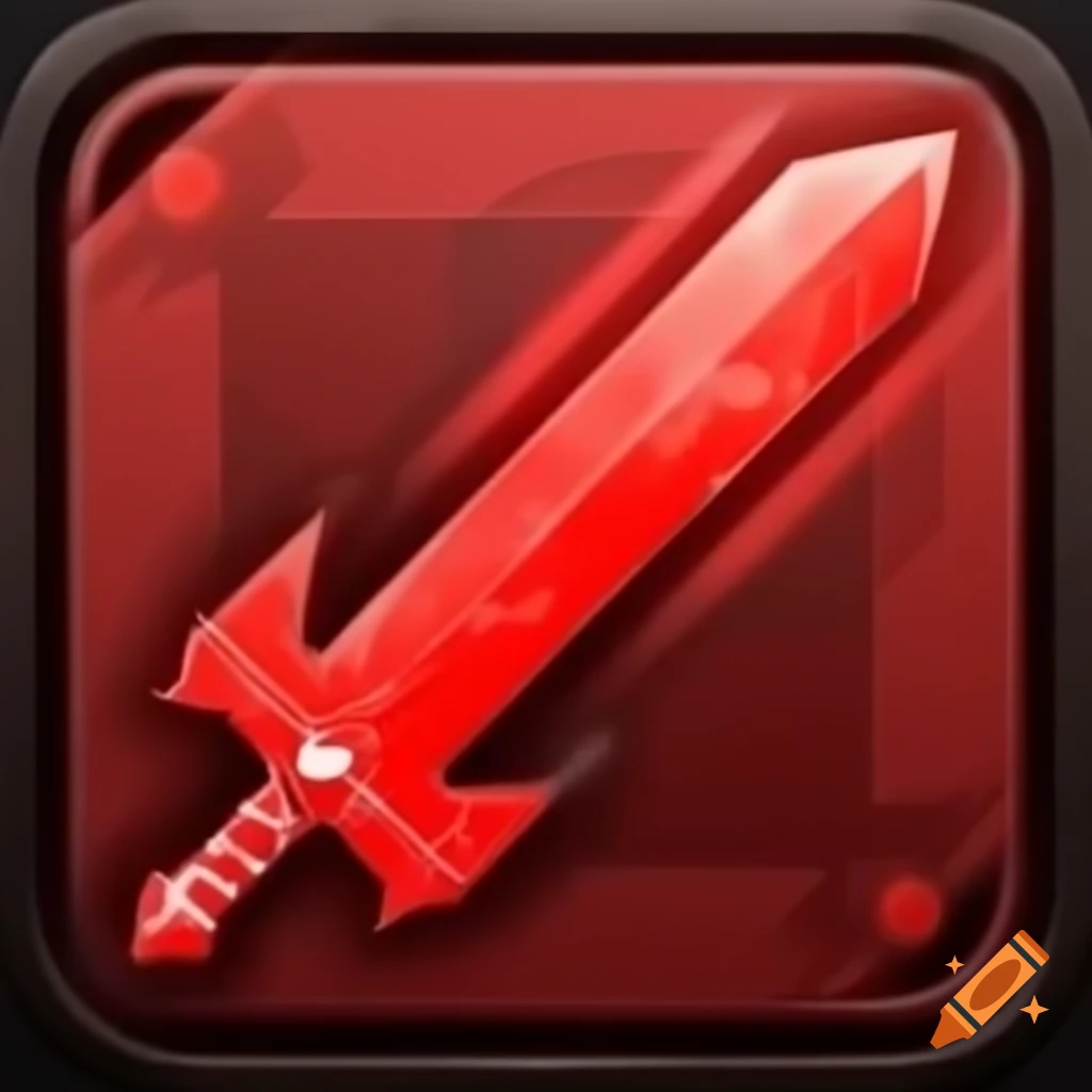 Stylized red sword icon symbolizing 'Attack' in board game