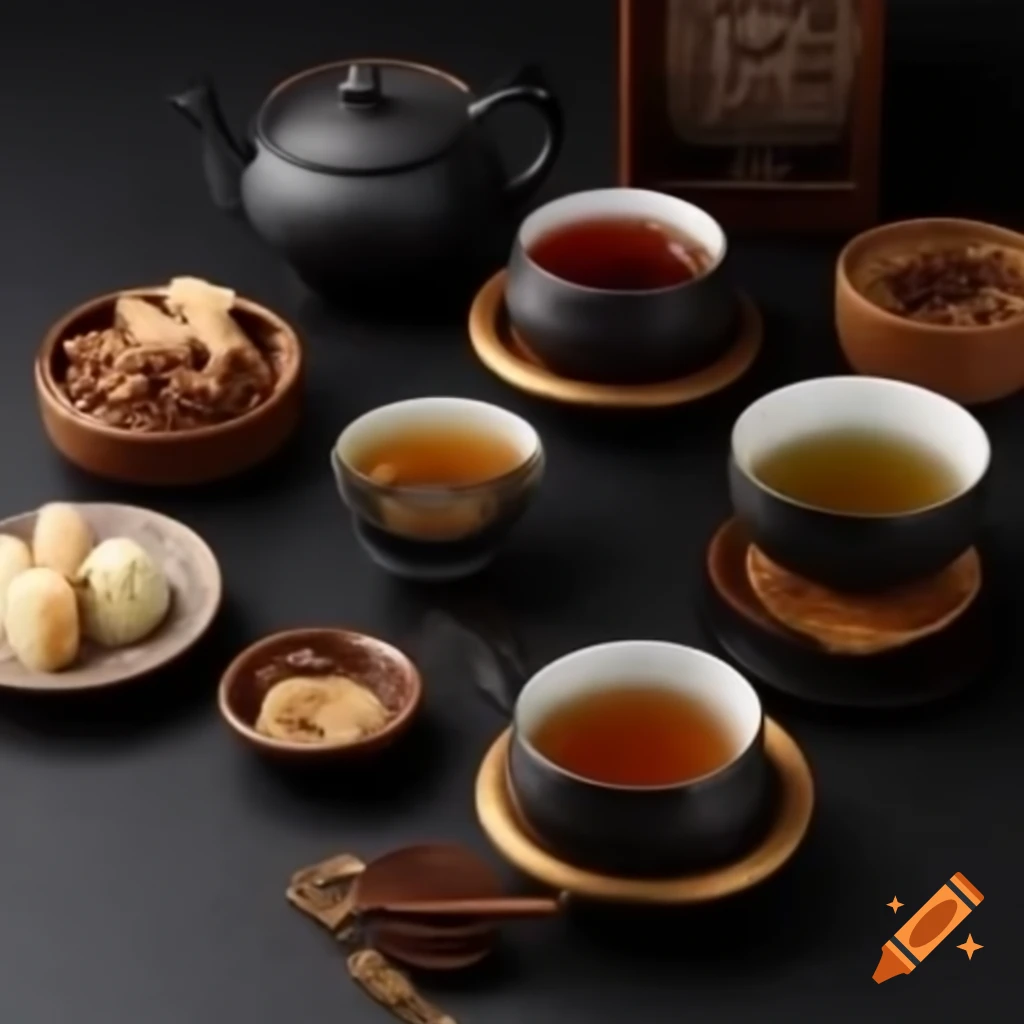 Curated selection of traditional Korean teas with elegant teapots