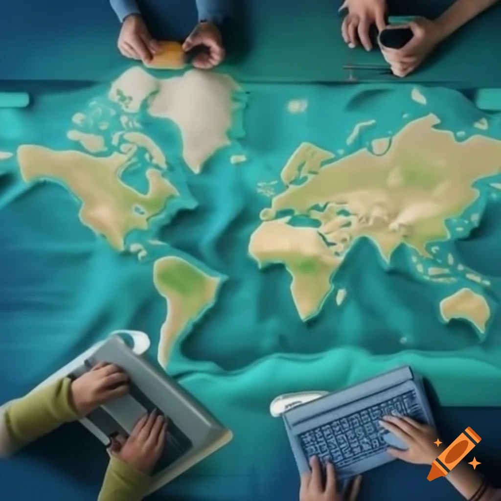 Educational web news focused on geography topics