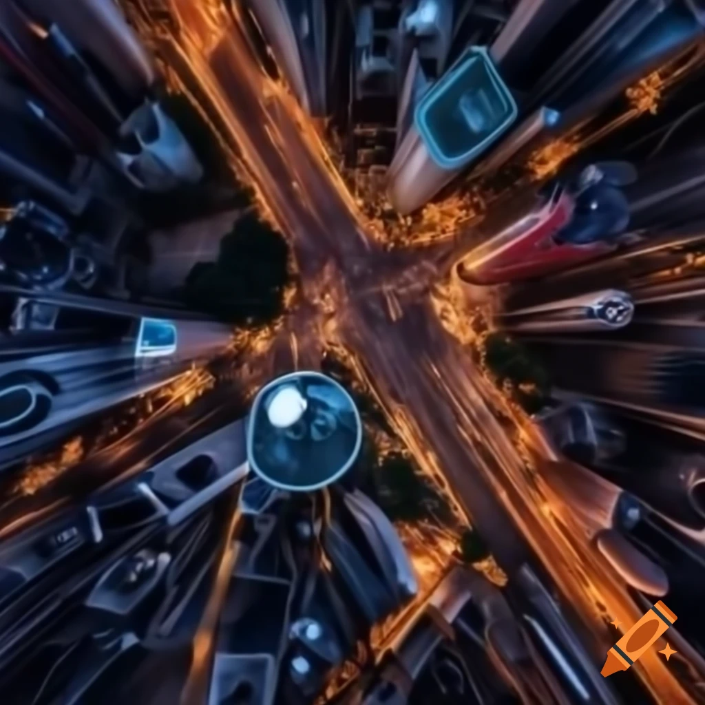 Representation of solitude in urban life in 2024, conveying isolation in a bustling city