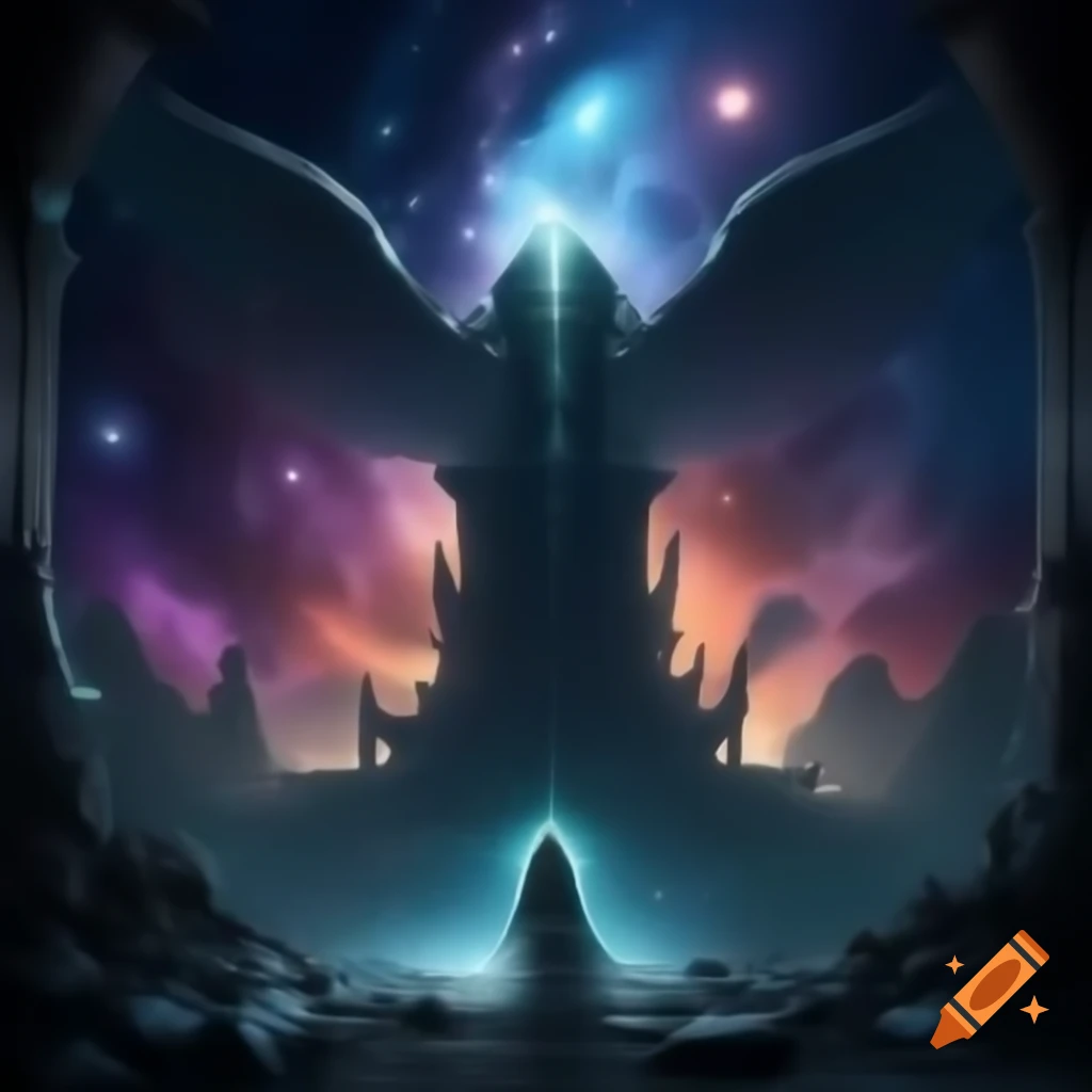 Surreal depiction of Angel Vampire Alien Queen in Cosmic Dream War aftermath