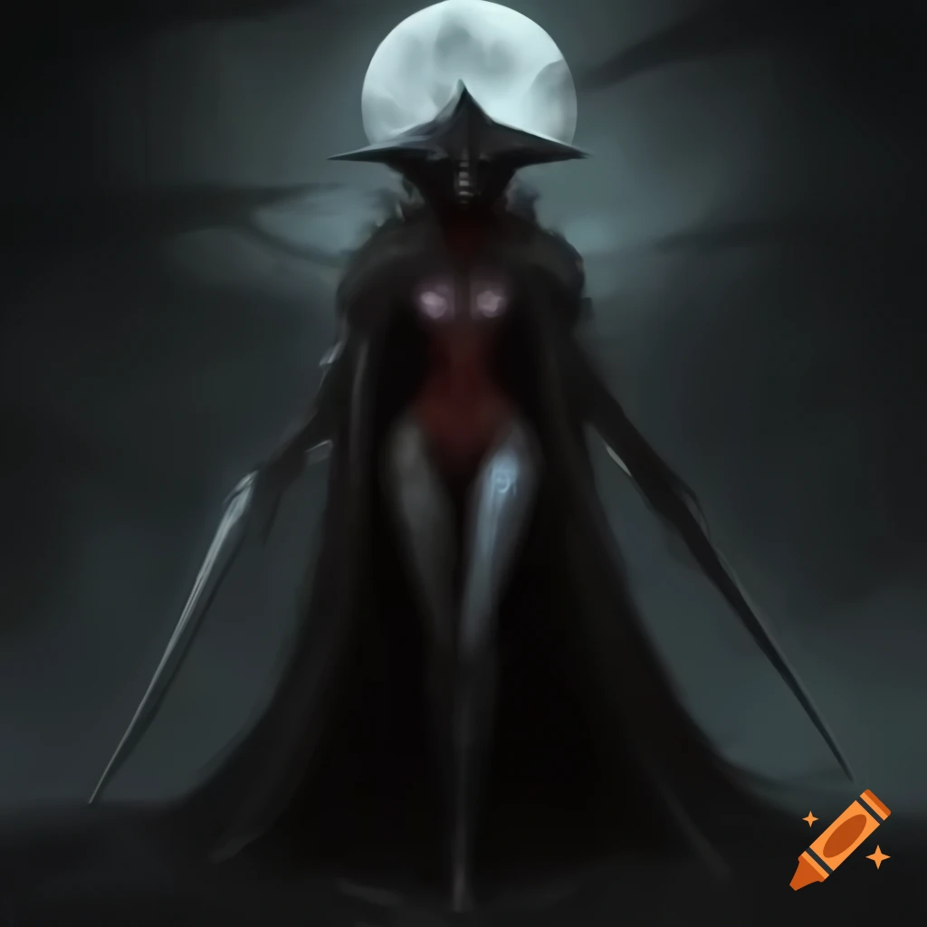 Artistic representation inspired by horror video games and eldritch themes