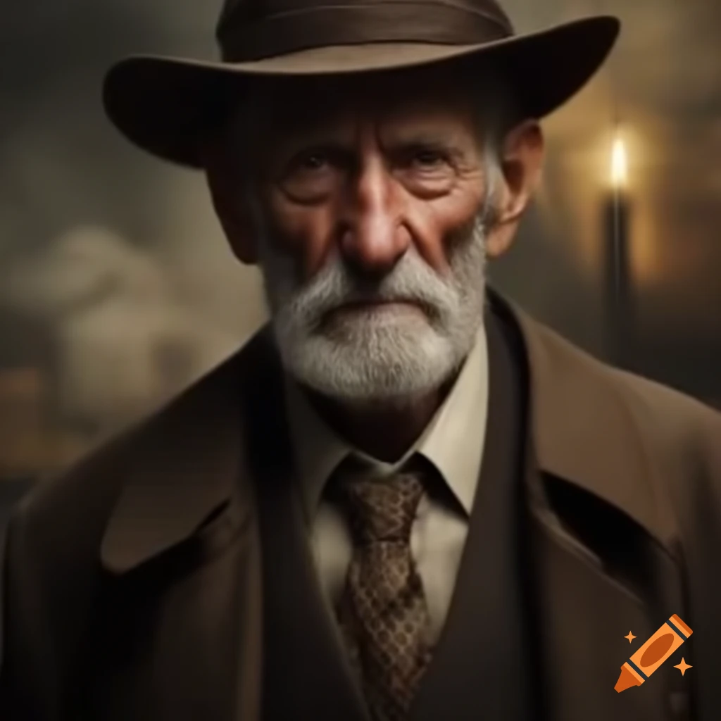 Portrait of an elderly man