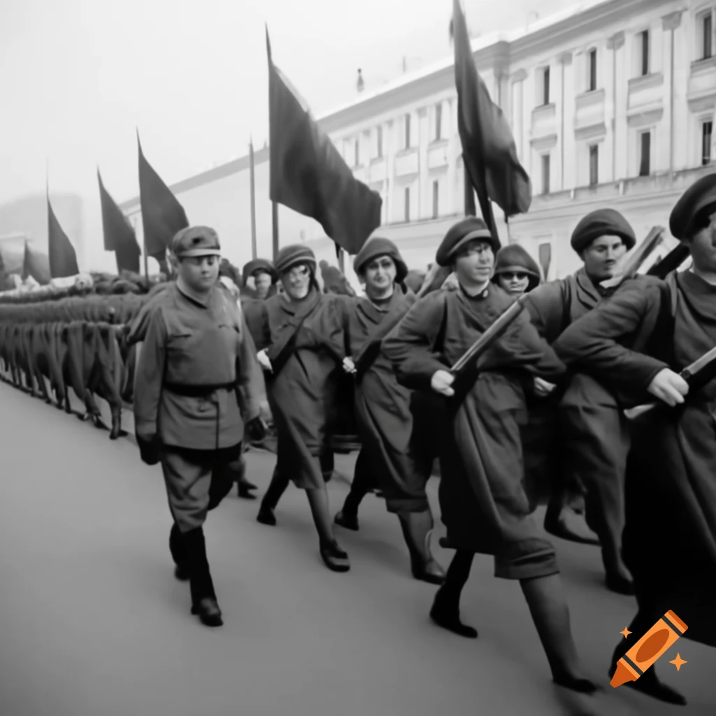 1950s alternate history military parade in Moscow, Russian Empire
