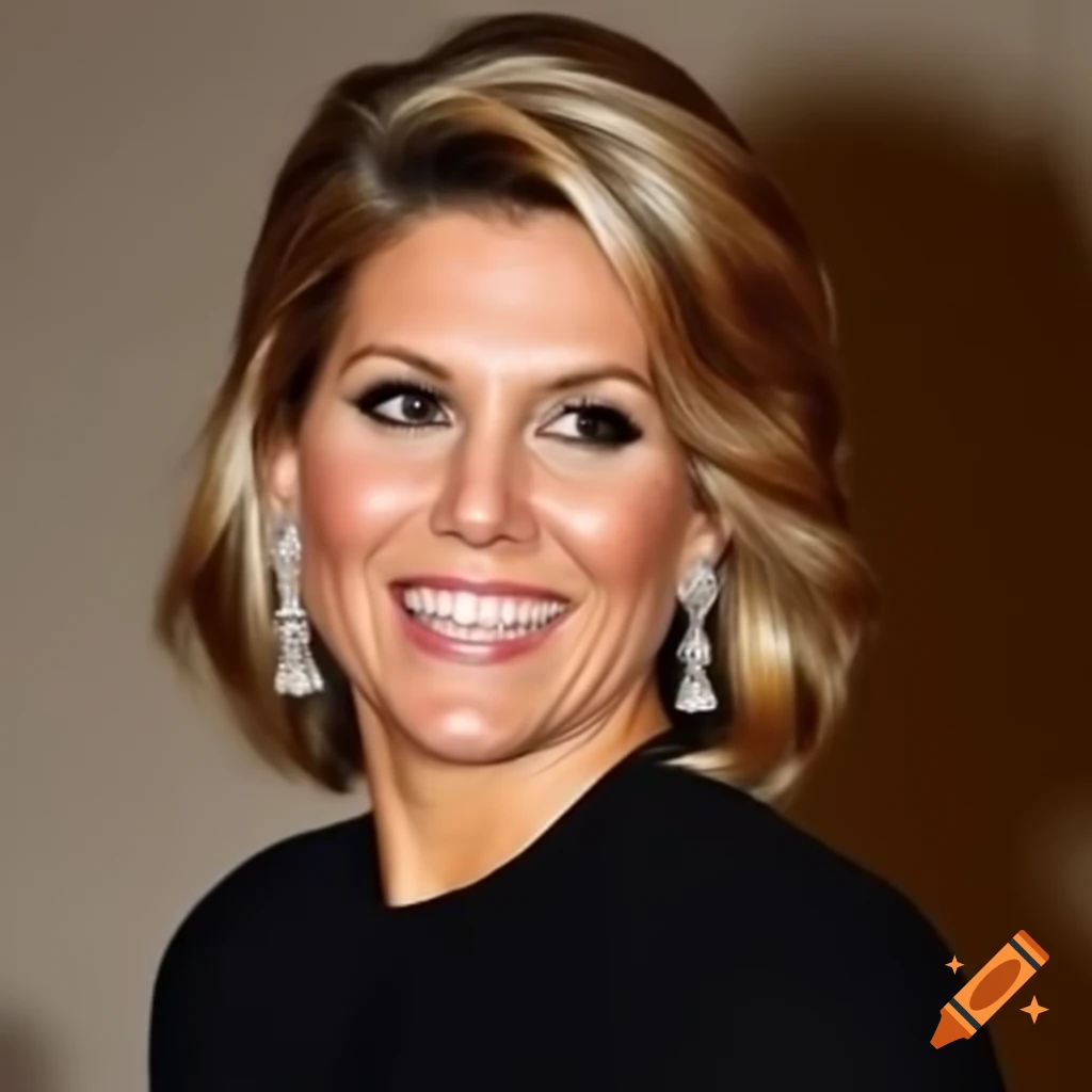 Queen Maxima's hairstyle featuring short tight curls